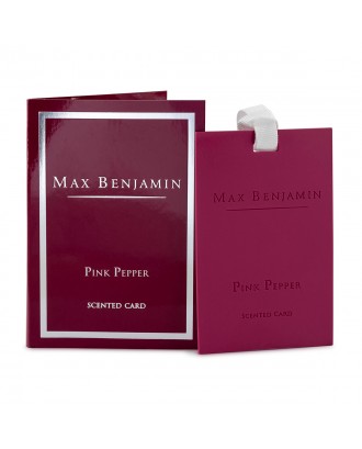 Card parfumat, Pink Pepper, colectia Classic - MAX BENJAMIN